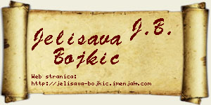 Jelisava Bojkić vizit kartica